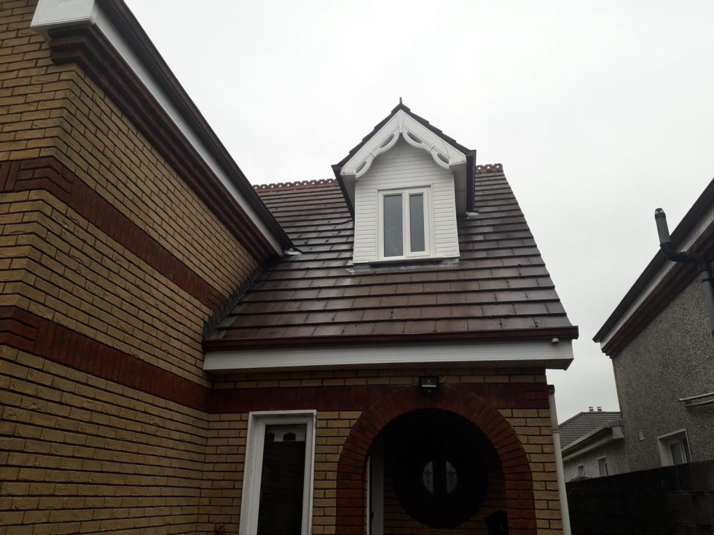 Roof tiles cleaned