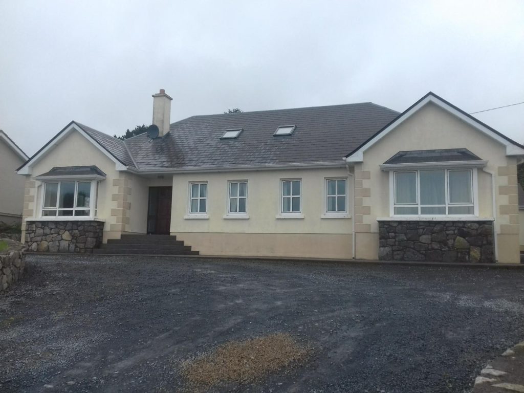 Roof and gutters cleaned